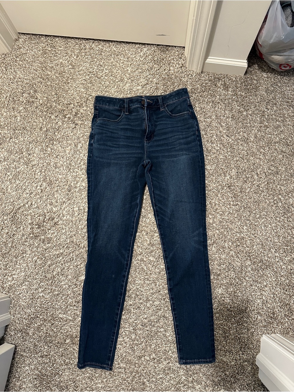 American Eagle The Dream Jean Super Hi-Rise Jegging Dark Wash Women’s Size 8